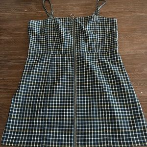 Aeropostale Plaid Zip Up Dress